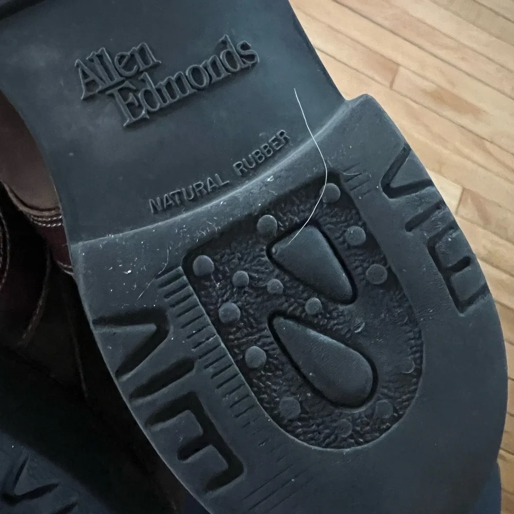 Allen Edmonds Berkshire‎ Welted Brown Leather Derby Comfort Shoes